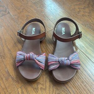 Mia fabric knot sandal